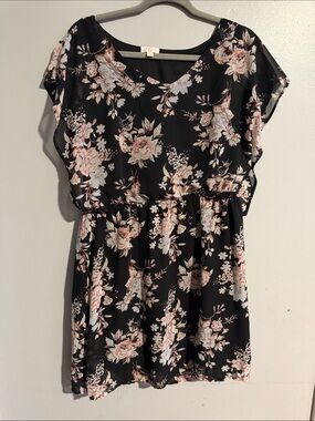 Black Floral Dress